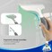 MR.SIGA MR. SIGA Multi-Purpose Silicon Squeegee for Window, Glass, Shower Door, Car Windshield, Heavy Duty Window Scrubber, Includes Suction Hook, 10 inch, WhiteGrey, 1 Pack.