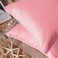 Phantoscope Pack of 2 Outdoor Waterproof Solid Throw Decorative Pillow Cover Decorative Square Outdoor Pillows Cushion Case Patio Pillows for Couch Tent Sunbrella, Pink 12x20 inches 30x50 cm.
