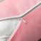 Phantoscope Pack of 2 Outdoor Waterproof Solid Throw Decorative Pillow Cover Decorative Square Outdoor Pillows Cushion Case Patio Pillows for Couch Tent Sunbrella, Pink 12x20 inches 30x50 cm.