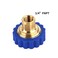 MEASUREMAN Garden Hose Adaptor Lead Free Brass, 3/4"" Female Hose x 1/4"" NPT Female, 360 Degree Swivel.
