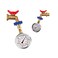 MEASUREMAN Garden Hose Adaptor Lead Free Brass, 3/4"" Female Hose x 1/4"" NPT Female, 360 Degree Swivel.