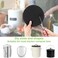 ddLUCK 6 Pack Thickening Compost Bin Filters Activated Carbon Filters for Kitchen Compost Bin Filters Replacement, 10 mm Thickness.