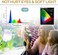 مصباح LED لحوض السمك من هيجر، 14 واط، إضاءة 24/7، وضع شروق الشمس - ضوء النهار - ضوء القمر، قابل للتعديل، مؤقت/سطوع قابل للتعديل مع حامل قابل للتمديد، 7 ألوان لحوض النباتات.