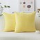 Home Brilliant Yellow Pillow Covers Striped Velvet Corduroy 2 Pack Decorative Throw Pillow Covers for Couch Sofa Bed Winter Decor, 18x18 inch, Sundress.