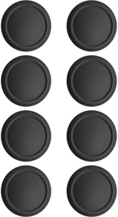 Ferkurn Replacement Caps for Nintendo SwtichSwitch Lite Thumbstick Repair,Switch Analog Thumb Joy Con Joystick Thumbstick Grips Skin Cap for Replacment with Thumstick Caps, 8 PCS Black.