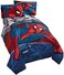 Jay Franco Marvel Spiderman Burst 5 Piece Full Bed Set - Includes Reversible ComforterSheet Set - Bedding - Super Soft Fade Resistant Microfiber (Official Marvel Product.