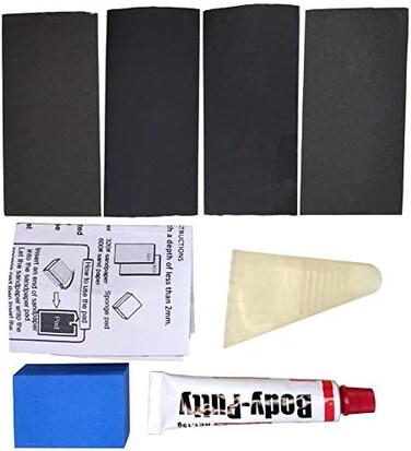 SONGVEN 4 in 1 Car Body Putty Scratch Filler Painting Pen Assistant Soil for Deep Scratch Pit Easy Repair Automotive Scratch Filler Kit Durable Scratch Filler for Car Paint Pen (Accessories, Car Body