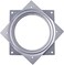 HSTECH 6 بوصة قرص دوار Lazy Susan 500 رطل صينية دوارة بمحامل كروية فولاذية طاولة قوية ومتينة خزانة منخفضة الارتفاع.