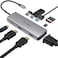 TOTU Docking Station, USB C Hub, 9 in 1 Triple Display Docking Station with Collage Display Mode, Dual 4K HDMI, VGA, 100W PD, 3 USB 3. 0 and TF/SD Card Reader for MacBook Pro Air and Type-C Laptops.