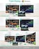 TOTU Docking Station, USB C Hub, 9 in 1 Triple Display Docking Station with Collage Display Mode, Dual 4K HDMI, VGA, 100W PD, 3 USB 3. 0 and TF/SD Card Reader for MacBook Pro Air and Type-C Laptops.