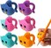 Mr. Pen Owl Pencil Grips, 6 pcs, Silicone Gel, Cute, Fits Pencils, Pens, Crayons.