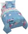 Jay Franco Disney LiloStitch Paradise Dream 7 Piece Full Bed Set - Includes Reversible ComforterSheet Set Bedding - Super Soft Fade Resistant Microfiber (Official Disney Product.