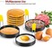 LTWQLing Egg Ring for Frying Eggs and English Muffin - Round Egg Shaper Mold with Anti-scald Handle - Stainless Steel Non-stick Egg Cooker Ring - 2 Pack.