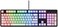Tecware PBT Keycaps, Double-Shot PBT Keycap Set, for Mechanical Keyboards, Full 111 Keys Set, OEM Profile, English (US, ANSI(Pudding White.