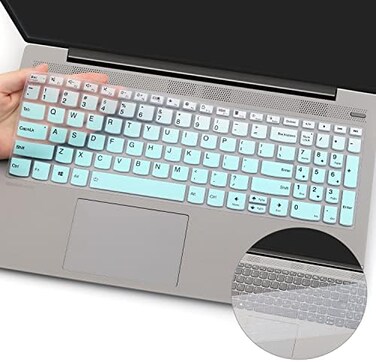 
		 i-Tensodo Format: Electronics 2 Pack Keyboard Cover for Lenovo IdeaPad Slim 7 15, Yoga 7i 15. 6, 5 Flex, ThinkBook 15p, 15 Gen 2 Series - MintGreen.