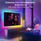 Sengled Smart TV LED Backlights for 45-75 inch TVs, 8 PCS Segmented Strip Lights, Work with Alexa Google Home, Music Sync Wi-Fi RGB Ambient Lighting, Grouping, Adjustable Length, 25,000 Hours.