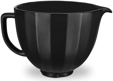 KitchenAid 5 Quart Black Shell Ceramic Bowl.