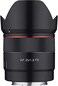 Samyang 35mm F1. 8 Auto Focus Compact Full Frame Wide Angle Lens for Sony E Mount, Black (SYIO3518-E, one size.