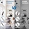 Uppercut Microfiber Duster, 4PCS with Extension Pole(Stainless Steel30 to 100 Inches, Reusable Bendable Dusters, Washable Lightweight Dusters for Cleaning Ceiling Fan, High Ceiling, Blinds, Furniture,
