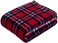 Valerian Luxury Velvet Super Soft Light Weight Blanket Prints Fleece Year Round Home Decor Fuzzy Warm and Cozy Throws, Couch and Gift, 50 x 60 inch, Plaid.