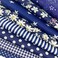 aufodara Pack of 8 Cotton Fabric Sold by the Metre Fabric Package 50 x 50 cm Fabric for Sewing, Patchwork for Quilting DIY Crafts Squares Cotton Cloth (Dark Blue.