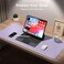 Aothia Leather Desk Pad Protector,Mouse Pad,Office Desk Mat, Non-Slip PU Leather Desk Blotter,Laptop Desk Pad,Waterproof Desk Writing Pad for Office and Home (23. 6" x 13. 7", Lavender.