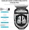 sarlar Hard Carrying Case Compatible with Oculus Meta Quest 2 /Quest 3/Vision Pro, Lightweight and Fixed Protection for VR Headset Controller and Official Head Strap Accessories, Travel and Storage.
