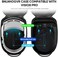 sarlar Hard Carrying Case Compatible with Oculus Meta Quest 2 /Quest 3/Vision Pro, Lightweight and Fixed Protection for VR Headset Controller and Official Head Strap Accessories, Travel and Storage.