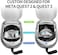 sarlar Hard Carrying Case Compatible with Oculus Meta Quest 2 /Quest 3/Vision Pro, Lightweight and Fixed Protection for VR Headset Controller and Official Head Strap Accessories, Travel and Storage.