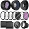 BM Premium Ultra Deluxe Lens Kit for EOS M6 Mark II, EOS M50, EOS M50 Mark II, EOS M200 with 15-45mm Lens, Fuji X100V - includes: 7pc 49mm filter Set49mm Wide Angle and Telephoto Lens.