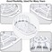 Eiito Hat Washer for Washing Machine, Hat Washer Cage, Hats Cleaner for Baseball Caps 2 Pack 2 Sizes Fit for Adult and Kid's Baseball Caps, White.