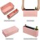 ZTUJO Purse Organizer Insert, Felt Purse Organizer with Zipper and Sewn Bottom Insert, Fit Speedy Neverfull Graceful,6 Sizes (Medium, Brush Pink.