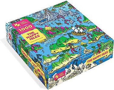 Magic Puzzle Company The Happy Isles 1000-Piece Jigsaw Puzzle from The Magic Puzzle Company Series One.