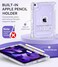 ZoneFoker for iPad Air 5th/4th Generation Case (2022/2020, iPad pro 11 inch Case (4th/3rd/2nd/1st Gen, iPad Air 10. 9 case with Pencil Holder/Stand, Hard Sturdy Slim Cover for Girls, Clear Glitter.