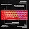 HK Gaming GK61 Mechanical Gaming Keyboard 60 Percent61 RGB Rainbow LED Backlit Programmable KeysUSB WiredFor Mac and Windows PCHotswap Gateron Optical Brown SwitchesRed.