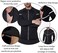 NINGMI Sauna Suit for Men Sweat - Long Sleeve Shirt Jacket Workout Body Shaper Zipper Top Slimming Fitness Trainer Gym.