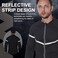 NINGMI Sauna Suit for Men Sweat - Long Sleeve Shirt Jacket Workout Body Shaper Zipper Top Slimming Fitness Trainer Gym.