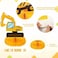 Zonon 8 Pieces Construction Birthday Party Supplies Honeycomb Centerpieces Table Toppers Dump Truck Car Cone Table Decorations Kids Birthday Construction Zone Theme Party Supplies.