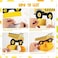 Zonon 8 Pieces Construction Birthday Party Supplies Honeycomb Centerpieces Table Toppers Dump Truck Car Cone Table Decorations Kids Birthday Construction Zone Theme Party Supplies.