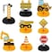 Zonon 8 Pieces Construction Birthday Party Supplies Honeycomb Centerpieces Table Toppers Dump Truck Car Cone Table Decorations Kids Birthday Construction Zone Theme Party Supplies.