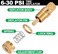 Spurtar Tire Deflator Kit, 4 Pack with Storage Bag, 6-30 PSI Tire Deflators, Offroad Accessories for Jeep, Car, Truck, Motorcycle, ATV Tires.