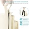 Bseash Bunk Bed Organizer, Bedside Caddy Hanging Bed Organizer Storage Bag 8 Pockets, for College Dorm Rooms Bed, Hospital Bed, Baby Bed Rails, 600D Oxford Cloth (Beige.