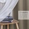 BONZER Dual Layers Grommet Top Mix and Match Blackout Curtains with White Sheer Voile for Living Room, Vintage Linen, 52x95 Inch, Set of 2 Panels.