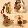 Kingzhuo 2 Pieces Wu Lou Key Chain Beautiful Gourd Keychain Lucky Keychain Set with Feng Shui Coins Solid Key Rings for Good Luck Prosperity Can Put a Lucky Note Inside (Opened from The Bottom.