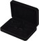 LETURE Large Velvet Jewelry Set Box, Big Necklace and Ring Earring Pendant Gift Box, Pearl/Chunky Necklace Jewelry Storage Case (Black.