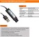 VoiceJoy QD(Quick DisconnectConnector to USB Adapter Cable with Volume Adjuster, Mute for Speaker and Microphone Separately Compatible with Any Plantronics Headset QD Plug.