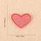 EZWOO Heart Shape Iron On Patches, Assorted Colors Cute Embroidered Iron On Applique Patches for Clothing Repair and Decoration, 20PCS.