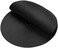 AHHFSMEI Round Braided Placemats 15 Inch Round Table Mats for Dining Tables Polypropylene Woven Heat Resistant Place mats Set of 6 (Black.