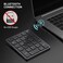 havit Bluetooth Number Pad Wireless Numeric Keypad Numpad 26 Keys Portable Mini Financial Accounting Rechargeable Numeric Pad for Laptop Desktop, PC, Surface Pro, Notebook (Black.