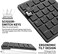 havit Bluetooth Number Pad Wireless Numeric Keypad Numpad 26 Keys Portable Mini Financial Accounting Rechargeable Numeric Pad for Laptop Desktop, PC, Surface Pro, Notebook (Black.
